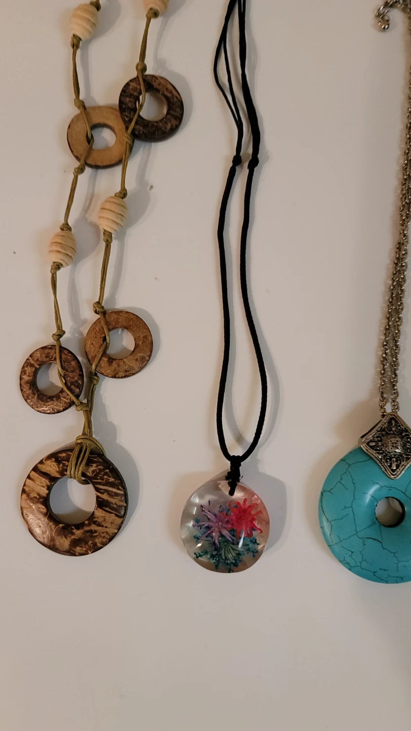 Boho Pendant Necklaces - Set of 3 (AA)
