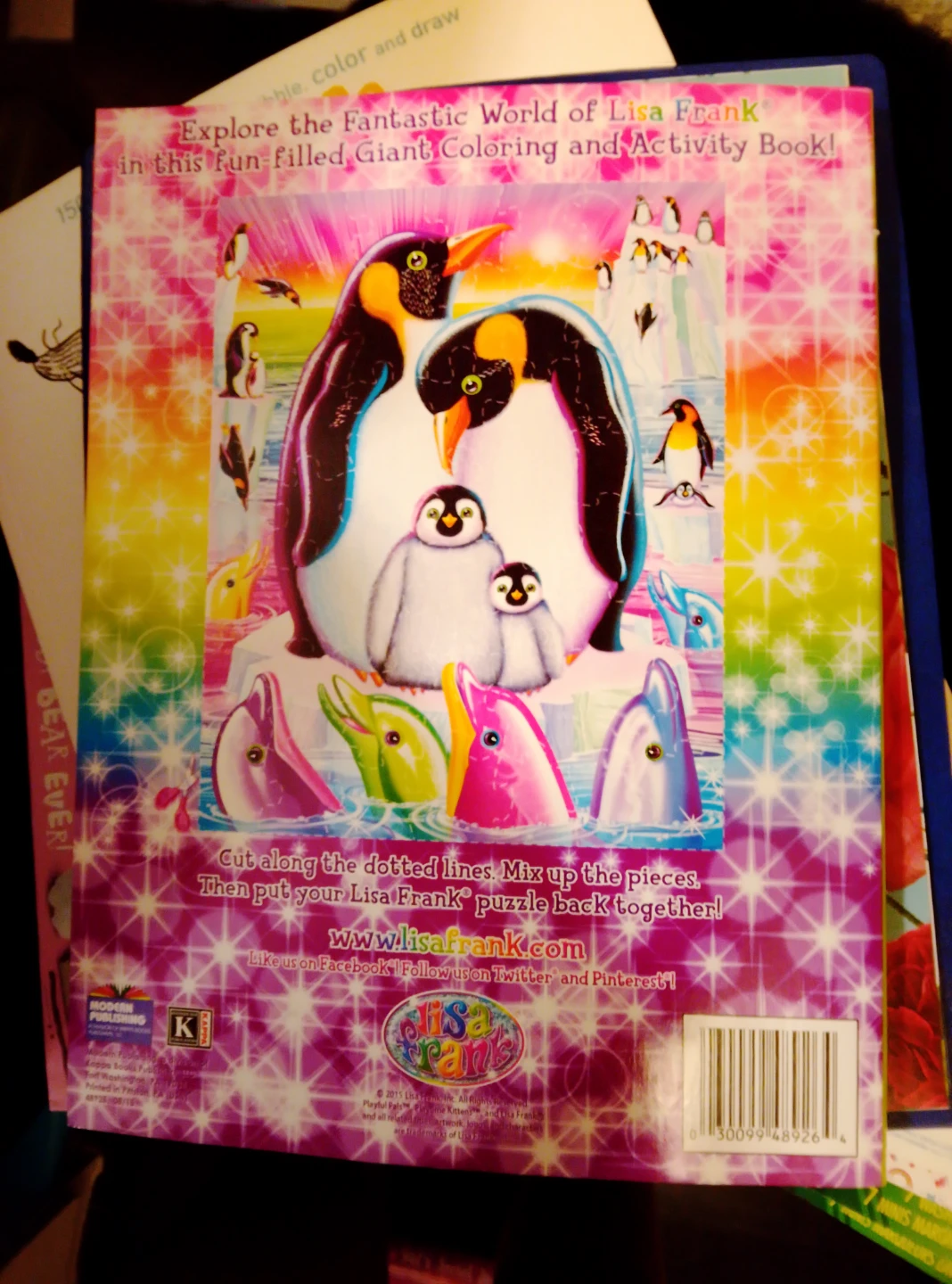 Lisa Frank Giant Coloring and Activity Book - photo 2