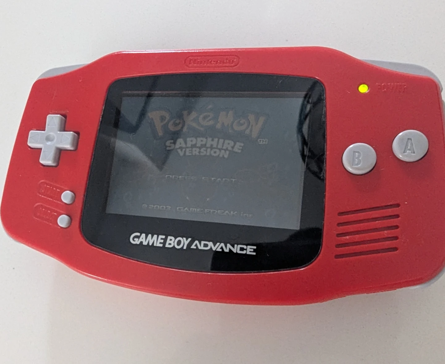 Gameboy advance red Zellers edition