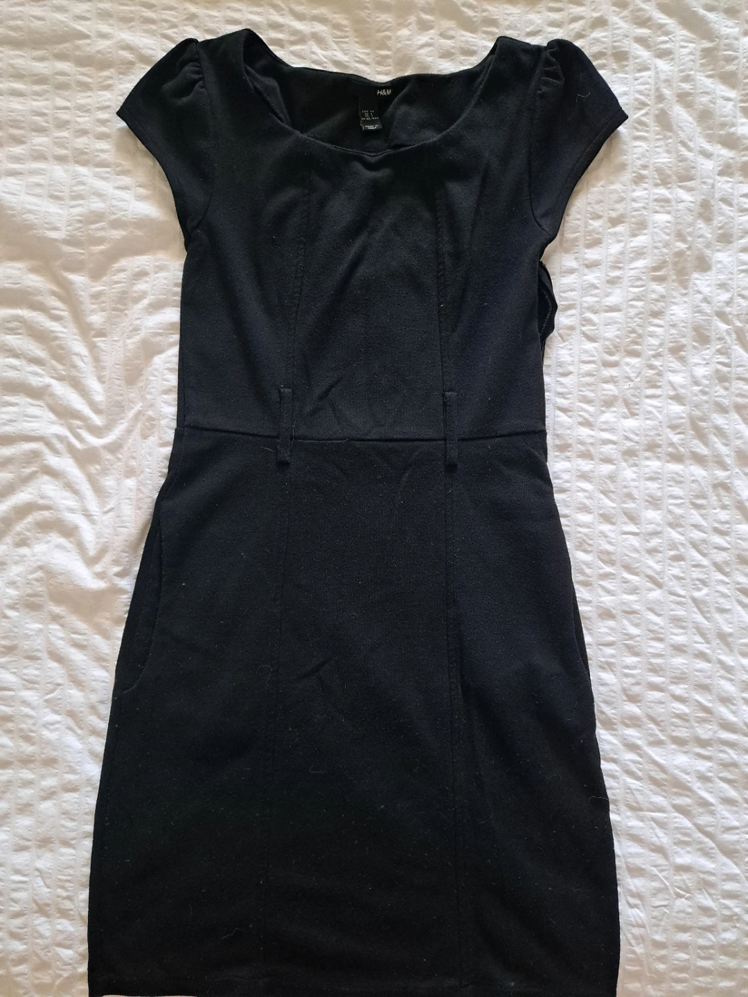 H&M Black Short Sleeve Dress
