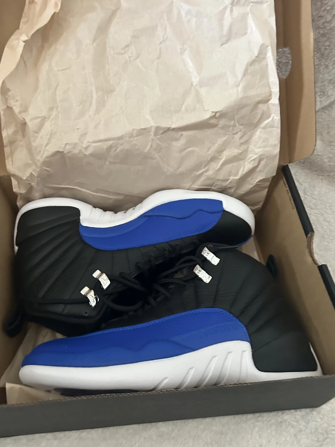 Woman's Jordan 12 "Game Royal" Sneakers - photo 2