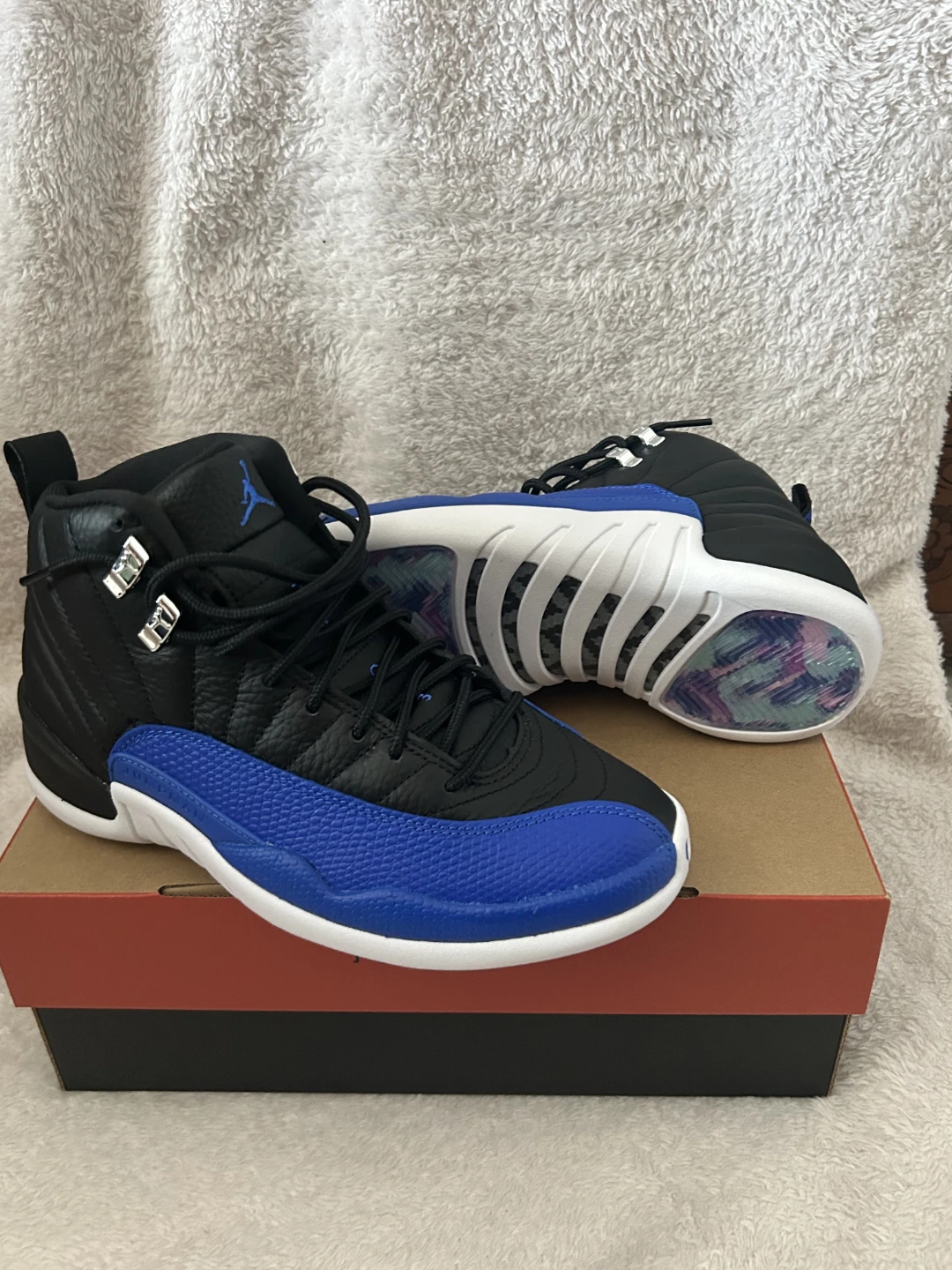Woman's Jordan 12 "Game Royal" Sneakers - photo 3