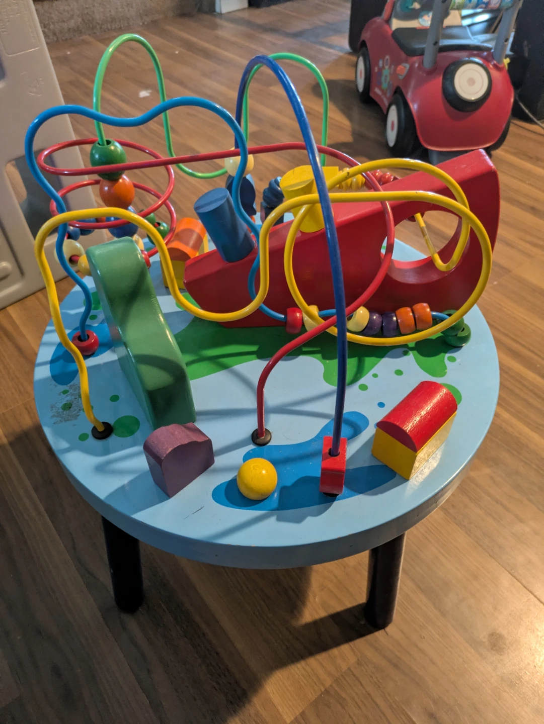 Activity Table with Bead Maze