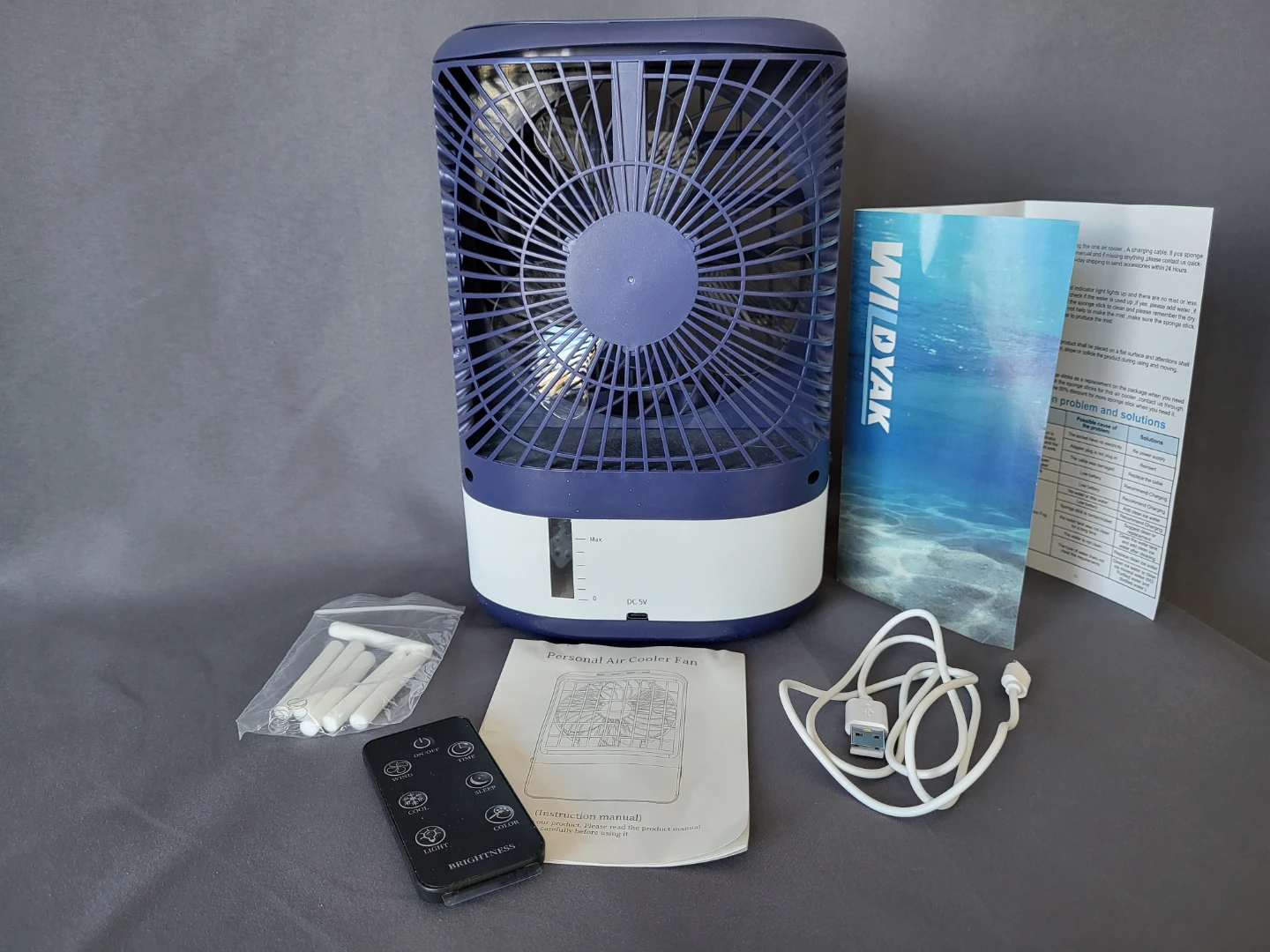 WILDYAK Mini Air Conditioner Fan
