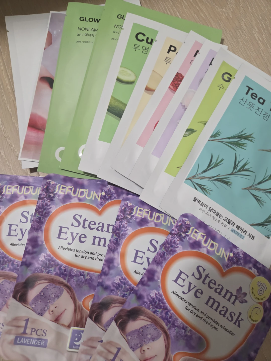 Assorted Face Masks & Steam Eye Masks