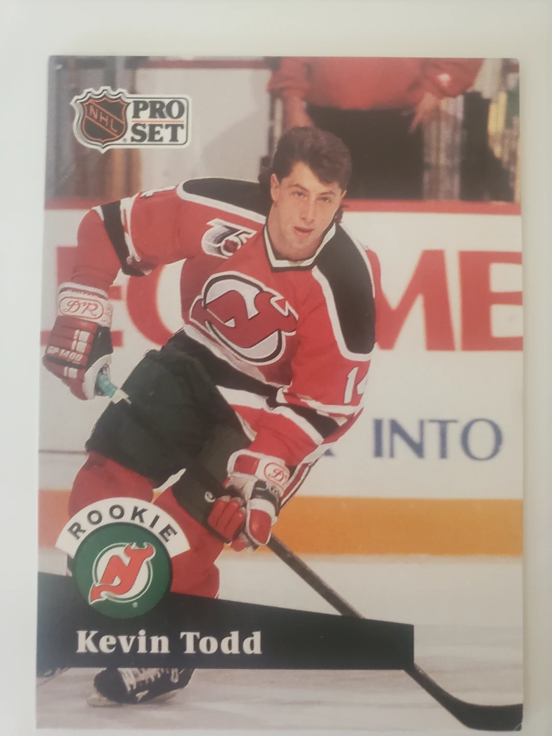 1991 Pro Set NHL Hockey Card - Kevin Todd Rookie