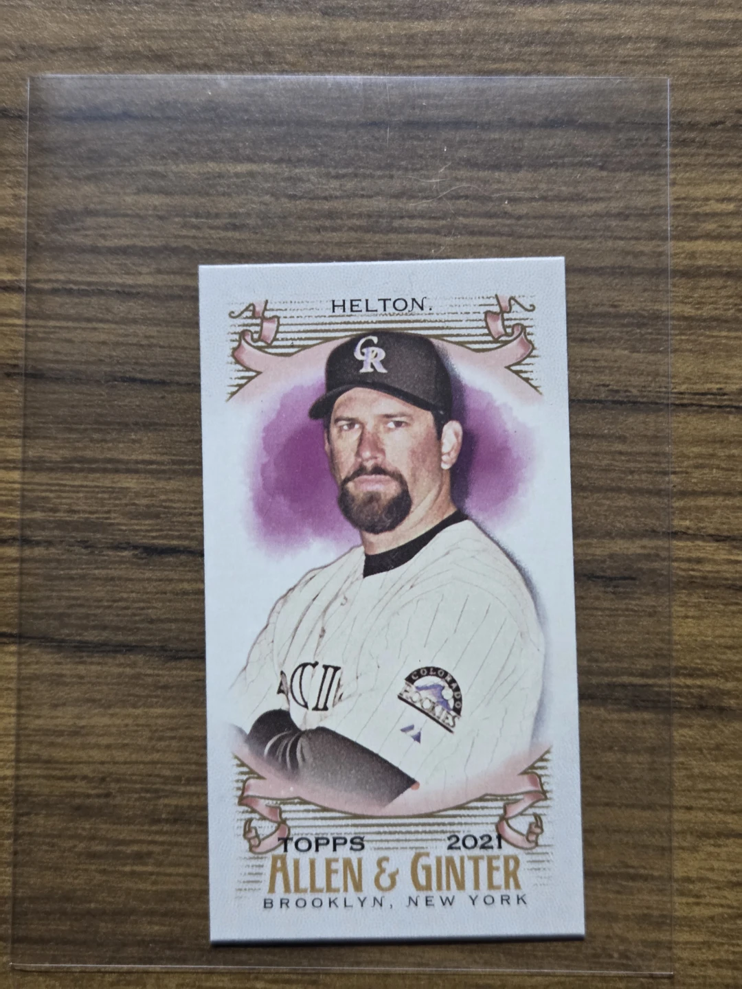 2021 Allen & Ginter Todd Helton Mini SP #330 - Rockies