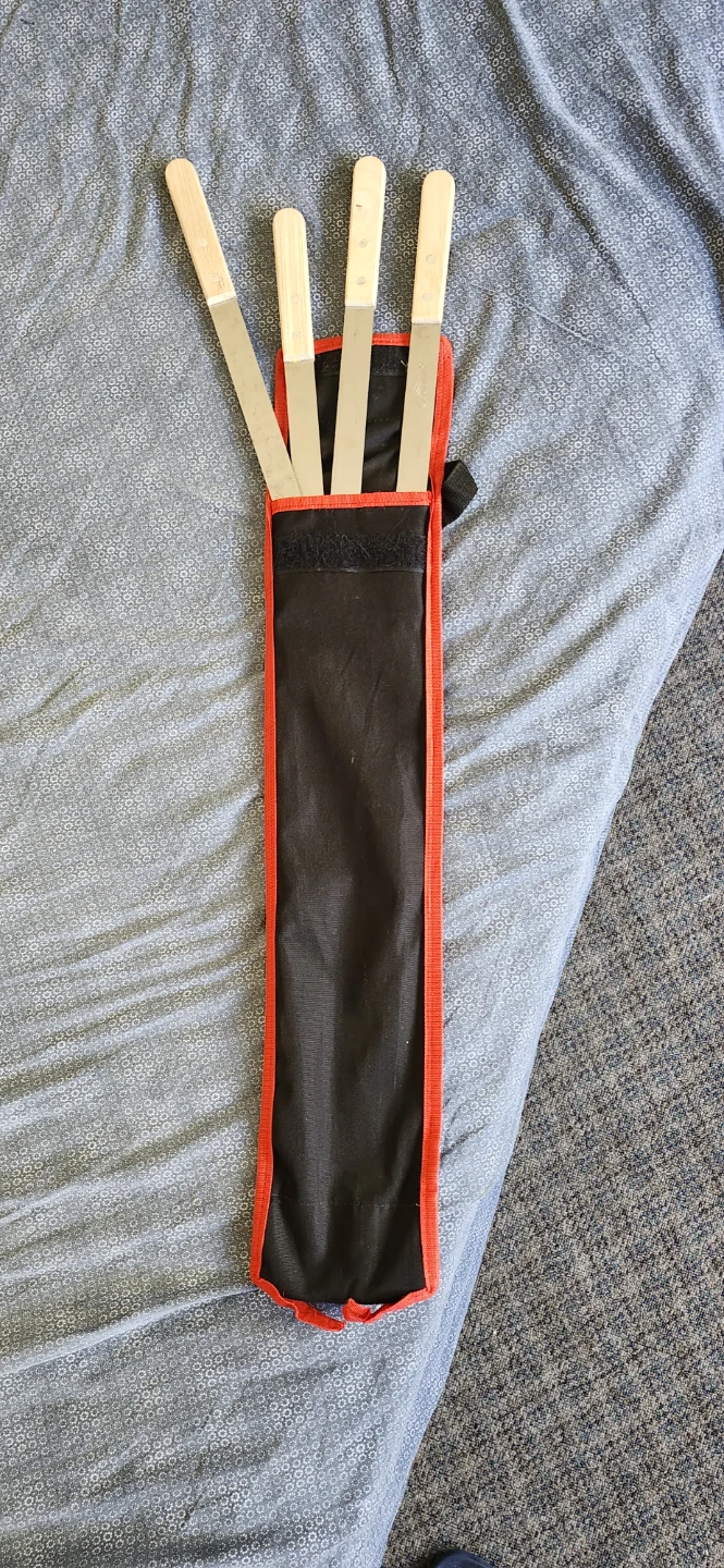 4 Metal Skewers with Wooden Handles - photo 3