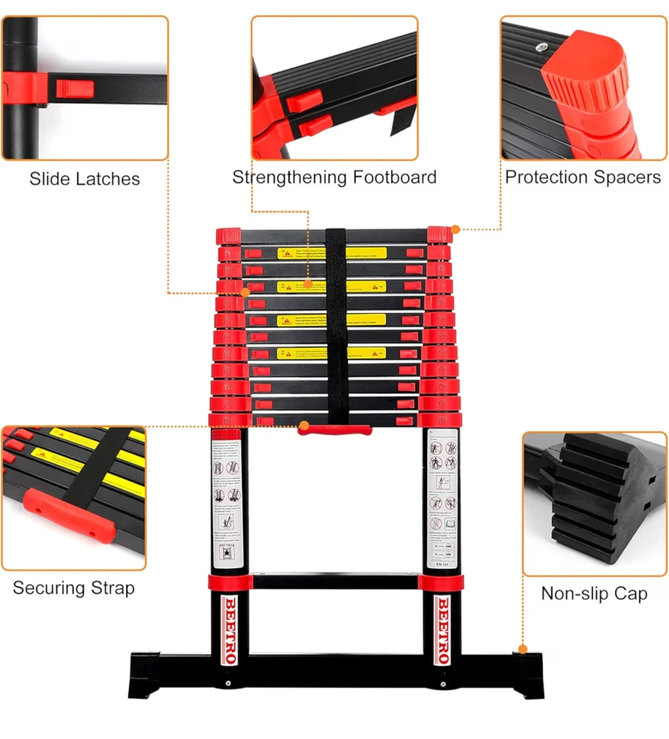 12.5 ft. Telescopic Ladder - photo 2