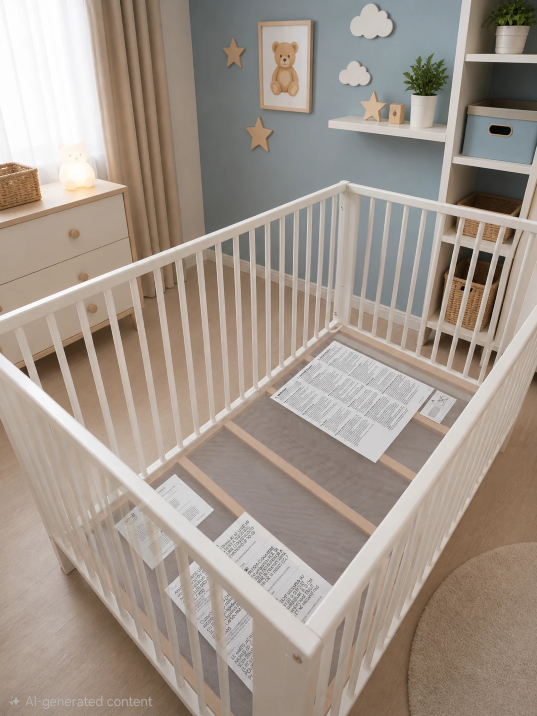 Baby Crib / GULLIVER , White 70x132 cm - photo 3