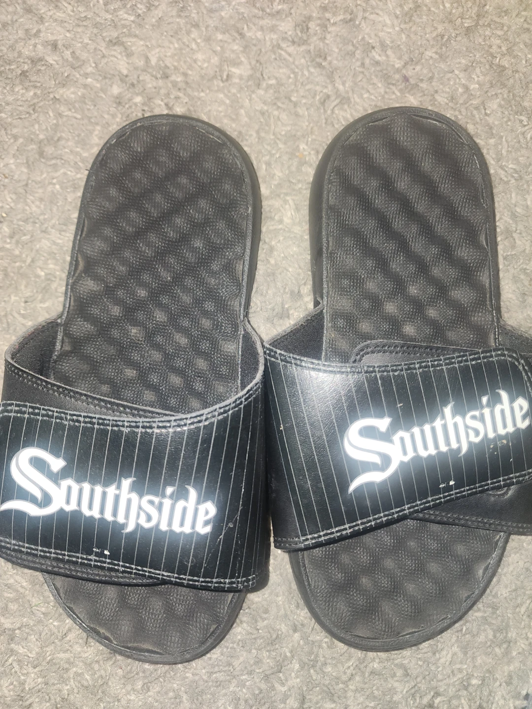 Southside Black Slide Sandals