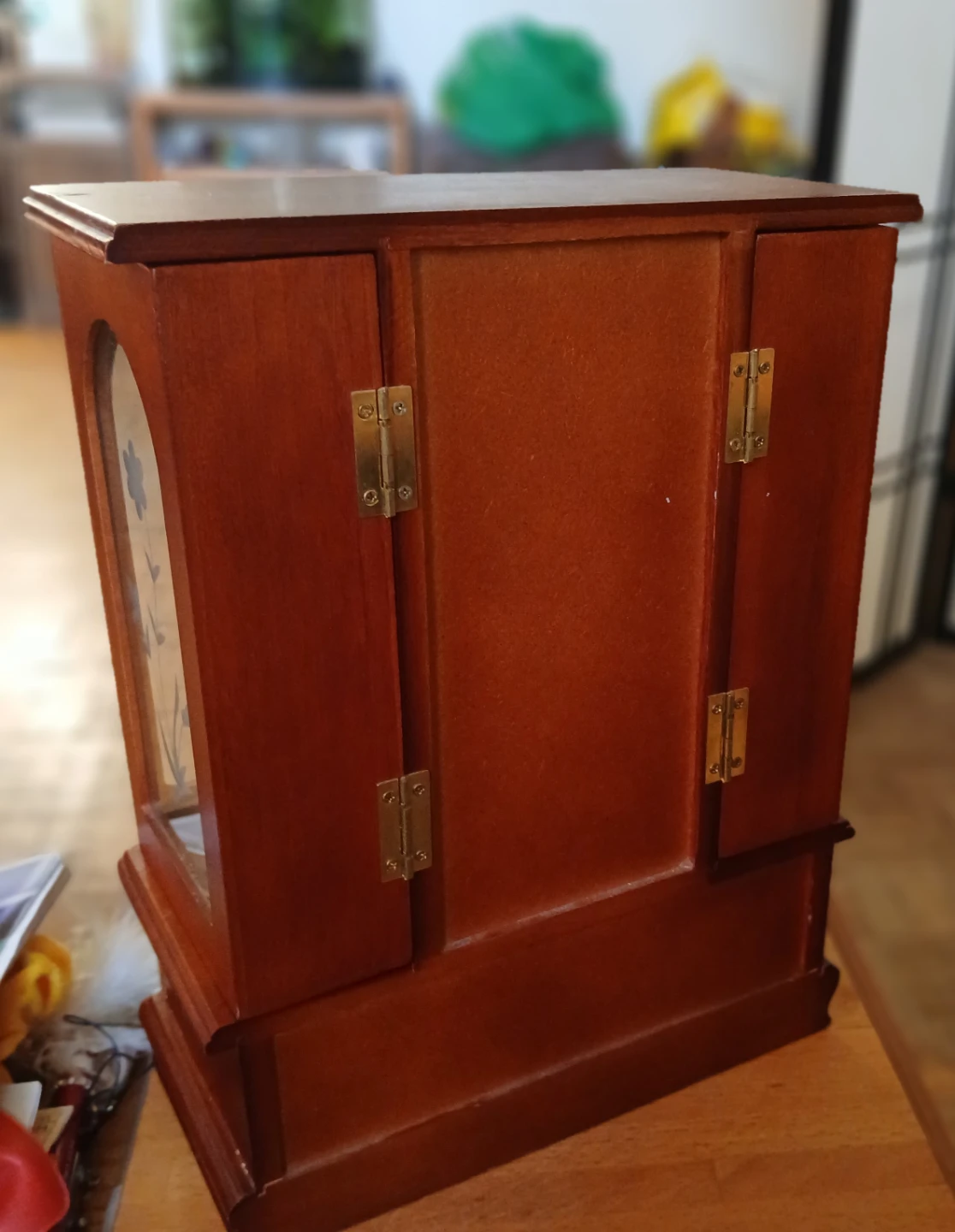 Wooden Jewellery Box with Drawers and Mirrored Doors - photo 3