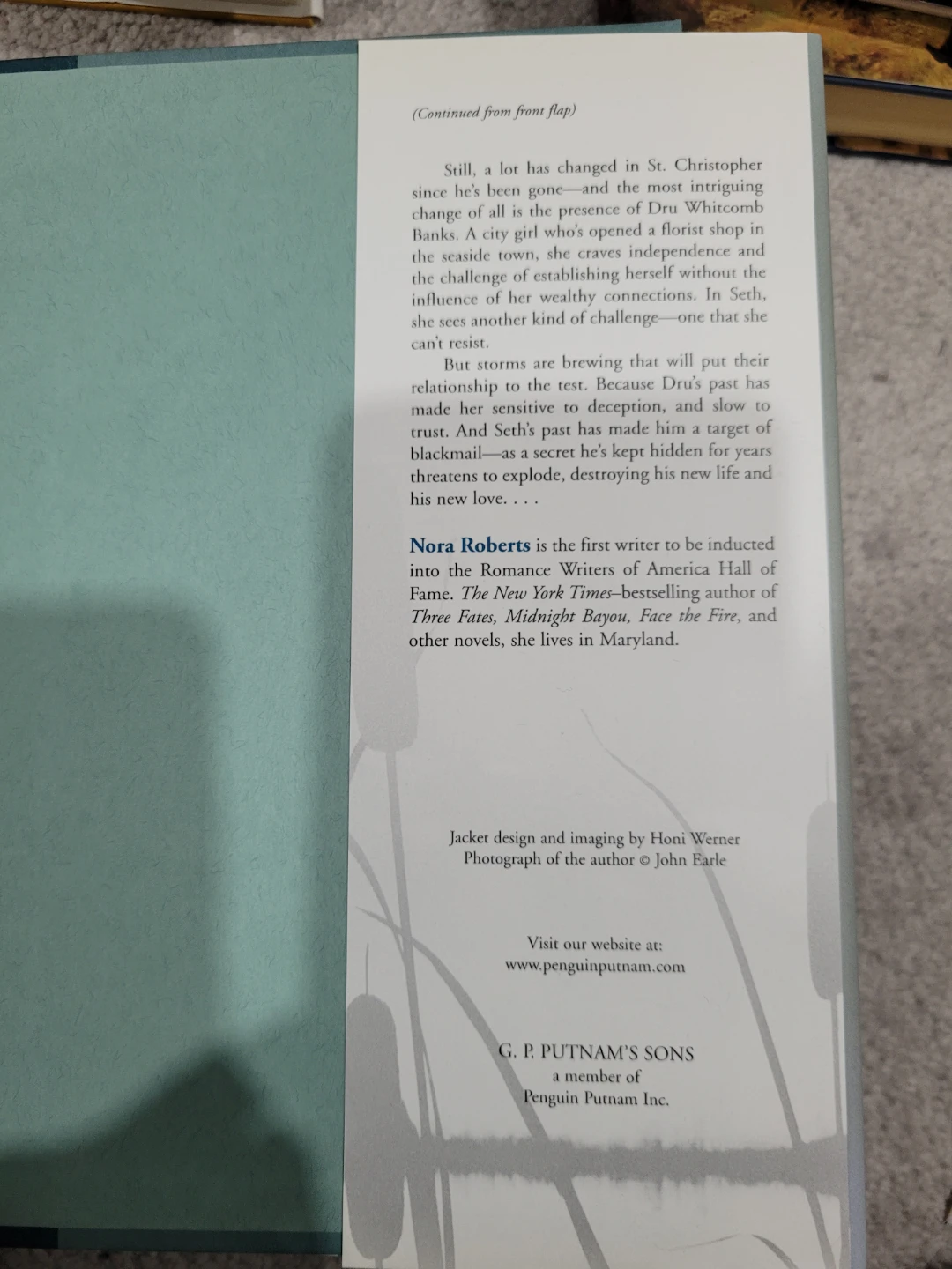 Nora Roberts Chesapeake Blue Novel - photo 3