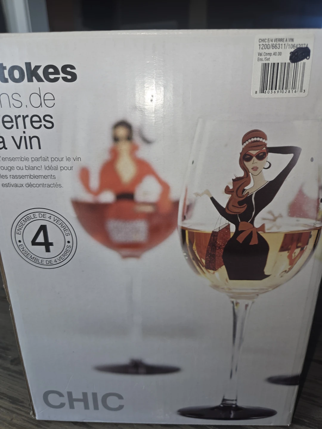 Stokes Set of 4 Wine Glasses - photo 2