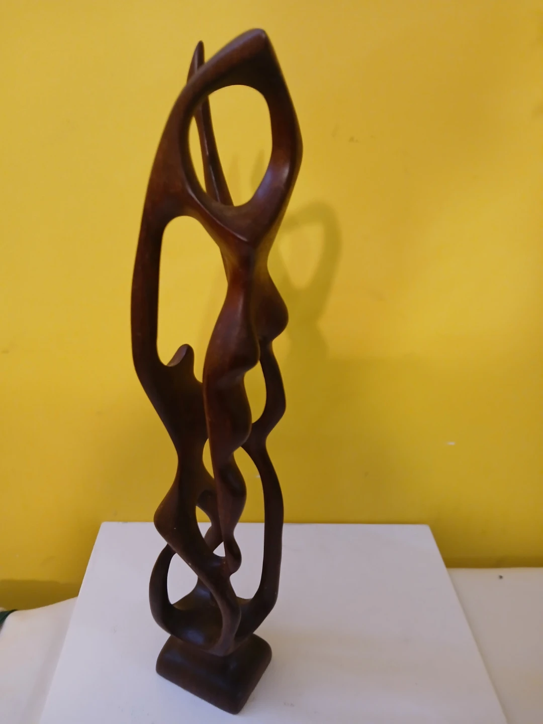 Abstract Wood Sculpture,12". - photo 3