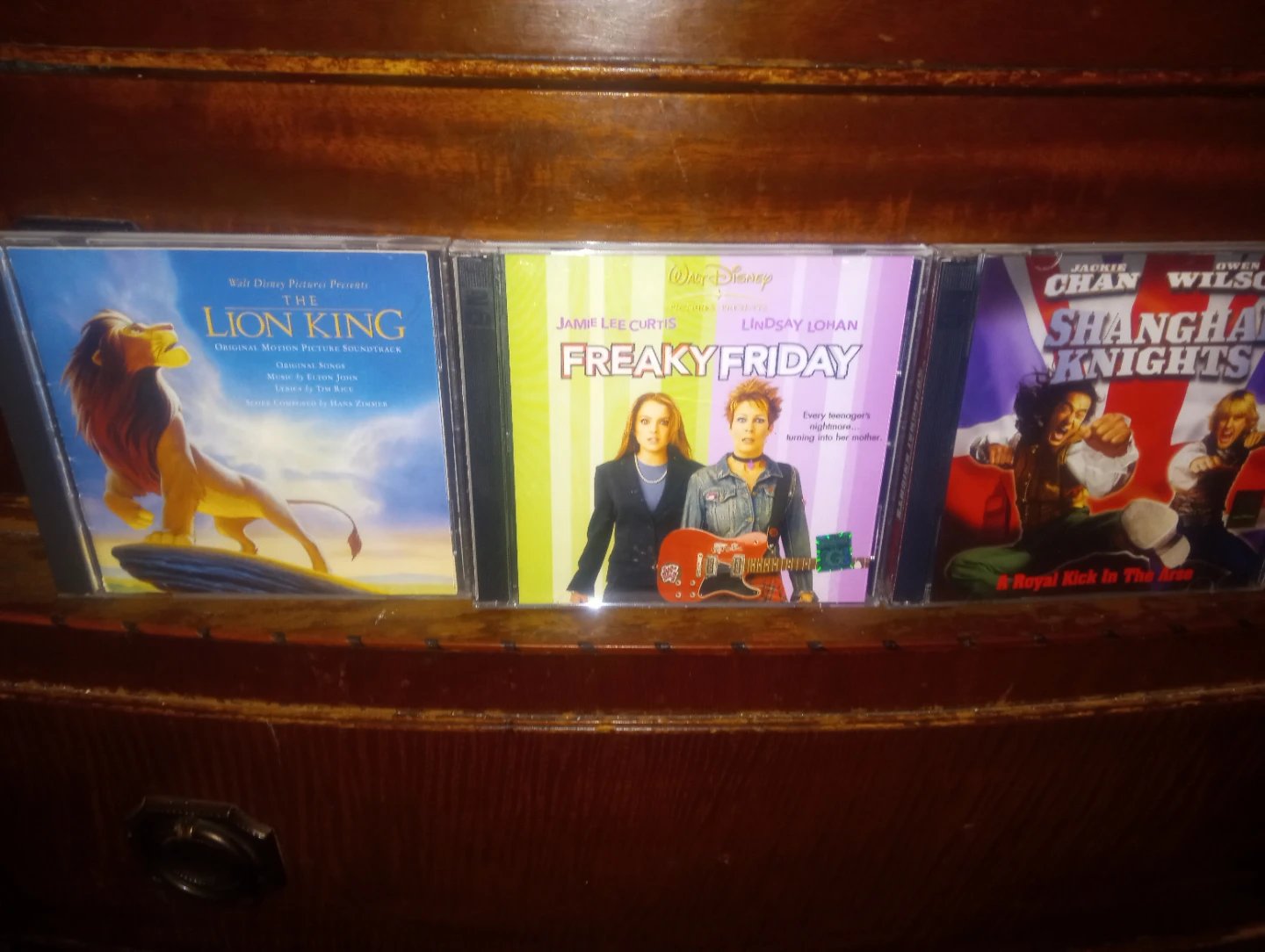 The Lion King, Freaky Friday, and Shanghai Knights cd lot