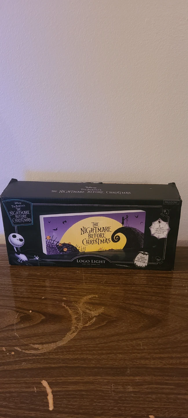 Nightmare before Christmas Logo Light- Tim Burton's - photo 2