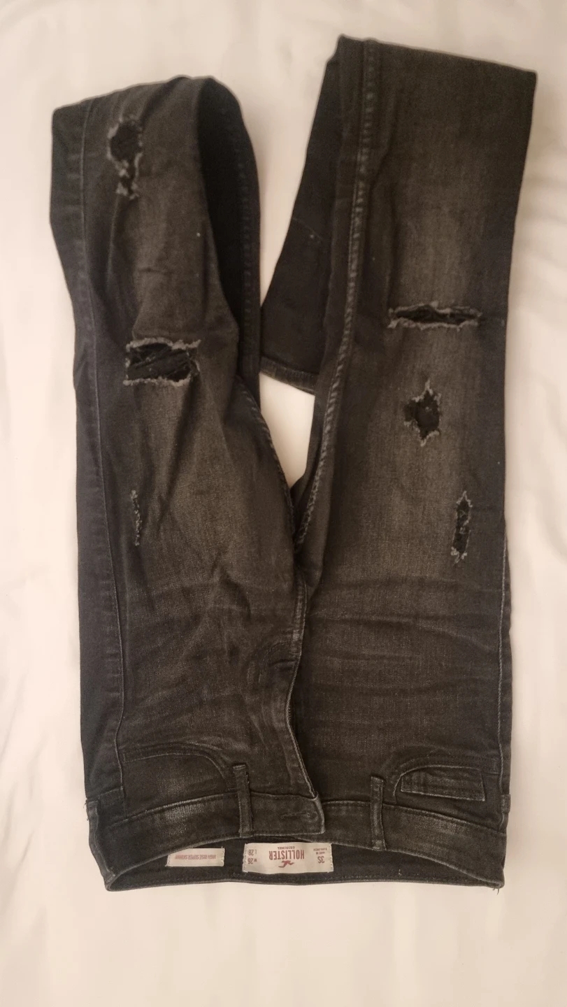 Hollister High Rise Super Skinny Jeans - Black Wash