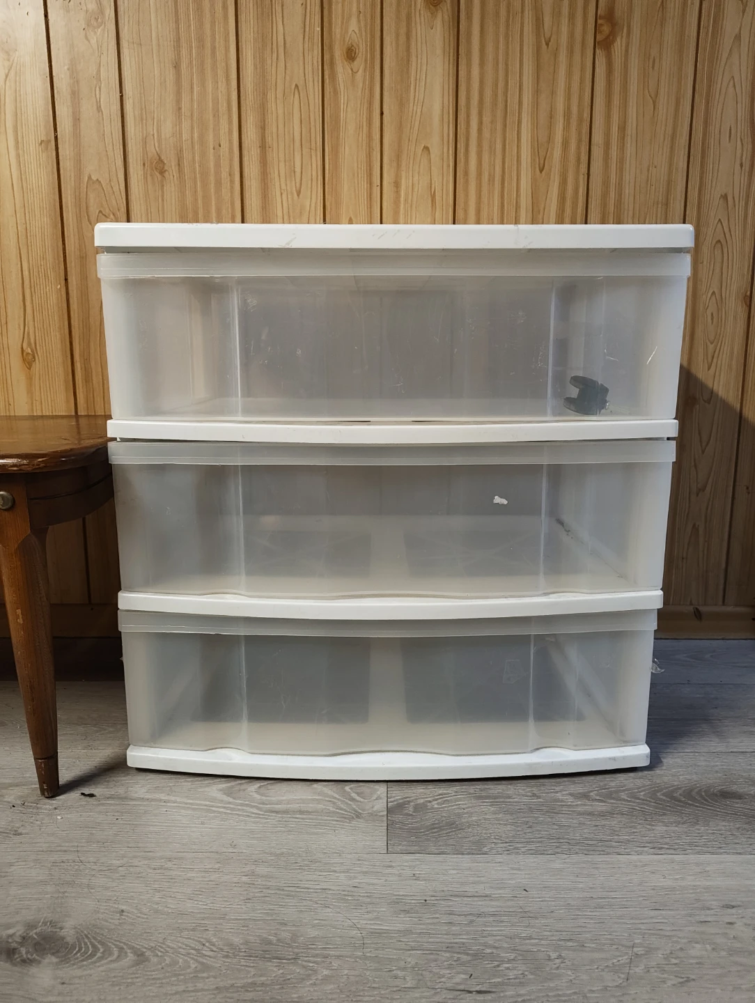3-Drawer Plastic Storage Unit