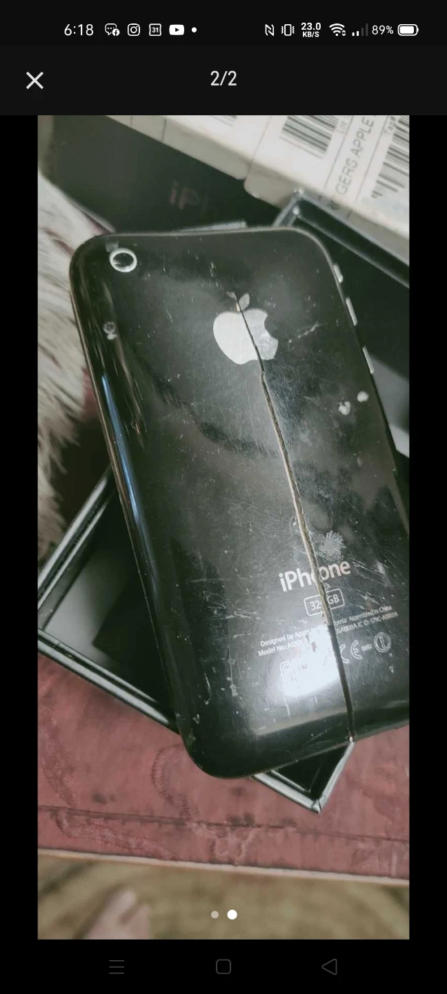 Apple iPhone 3GS 32GB Black (as is ) - photo 2