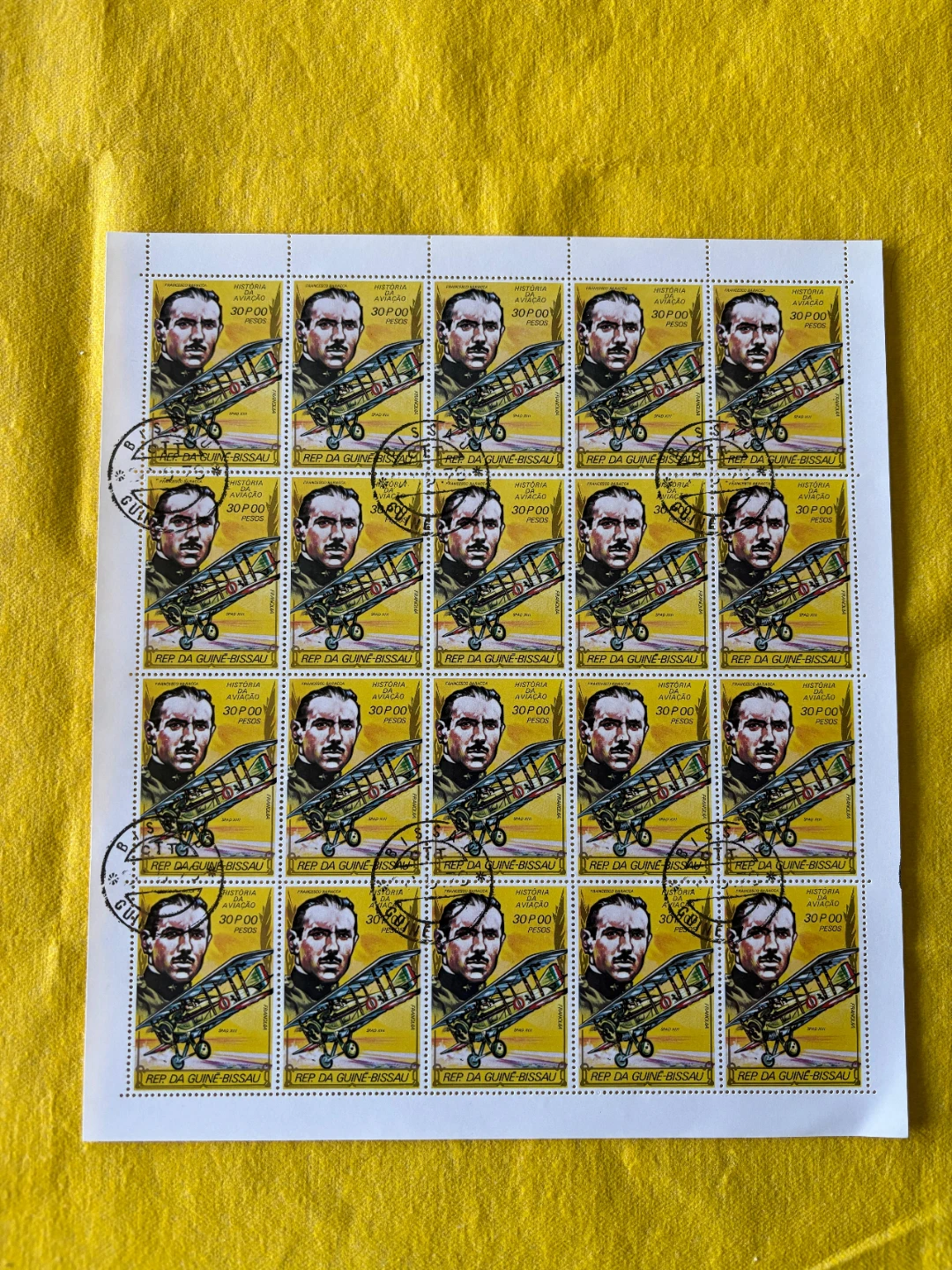 Stamp sheets set (2x) Planes (international) - photo 2