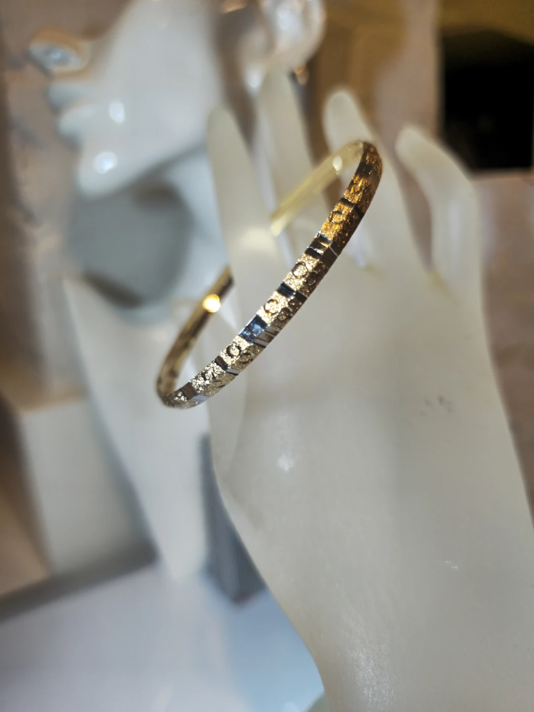 Gold Tone Bangle Bracelet