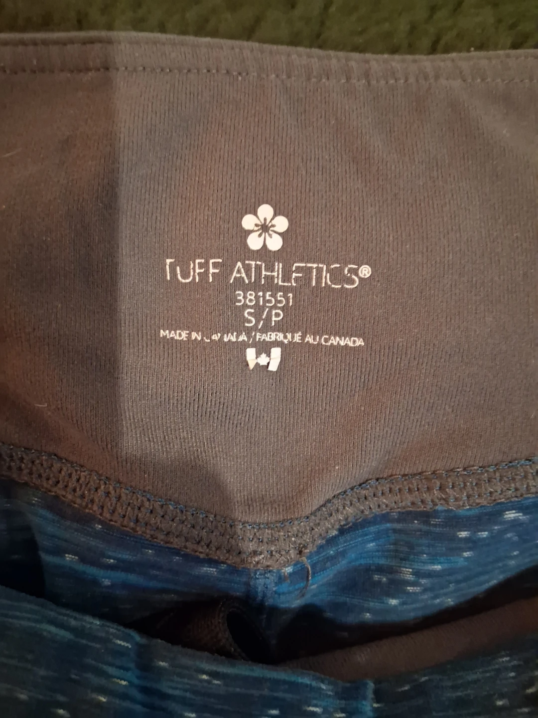 Tuff Athletics Blue Athletic Leggings Size S/P - photo 4