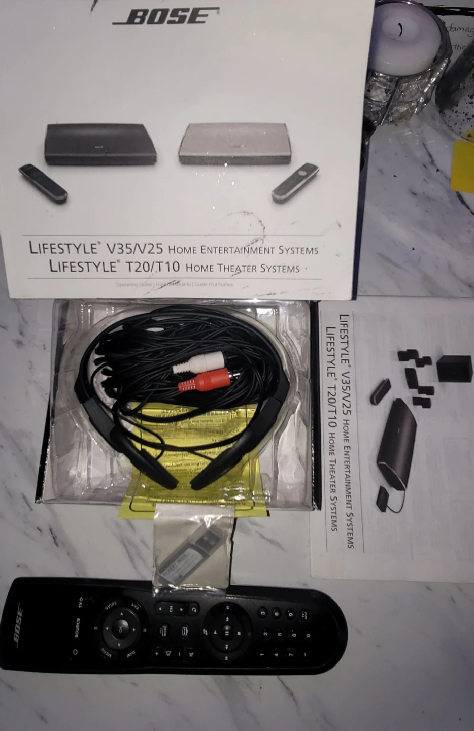 Bose V35/V25 Tuning Headphones, Remote & Accessories