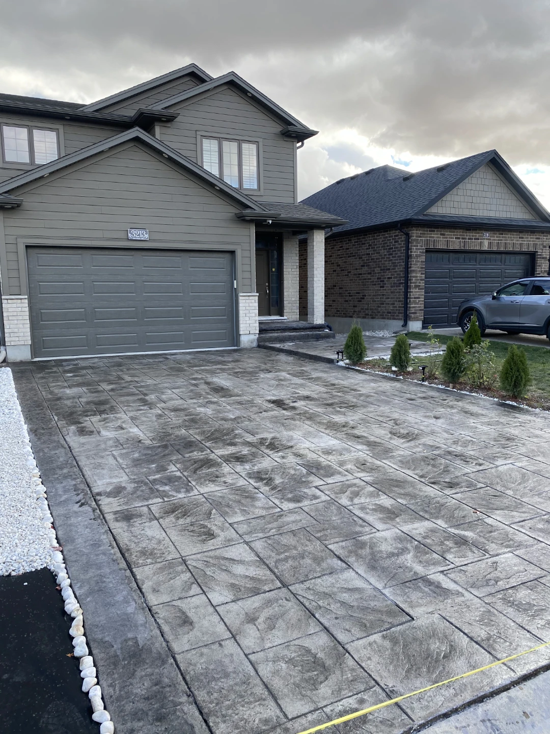 Stamped Concrete Driveway