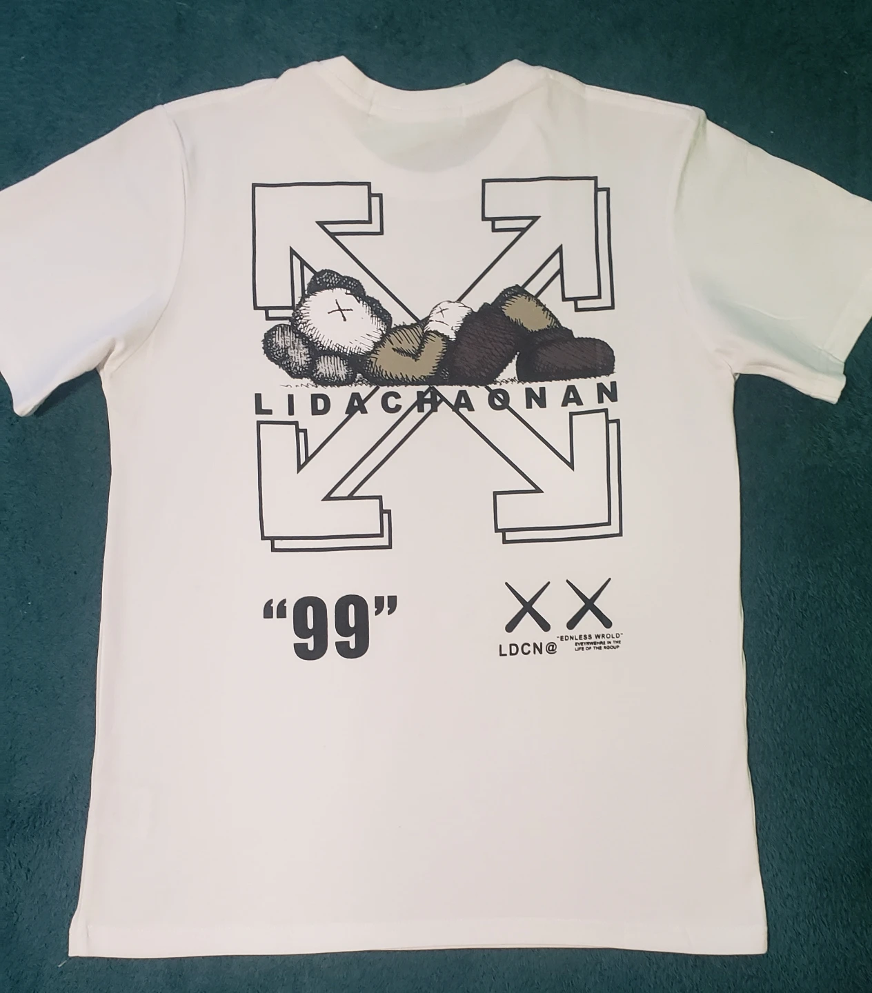 Brand new Men's Off White Shirt 2XL - photo 2