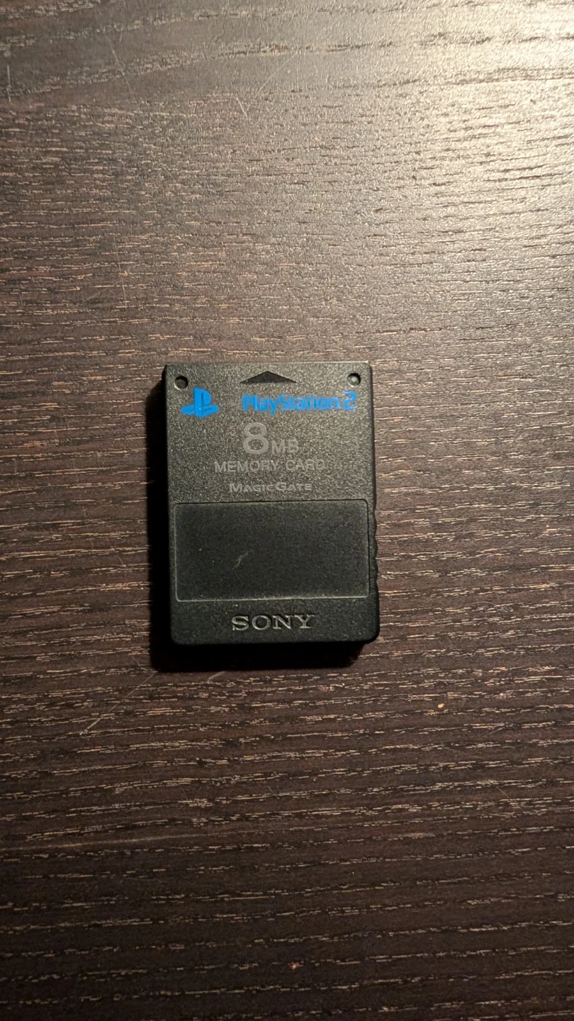 Sony PlayStation 2 8MB Memory Card - Black - SCPH-10020