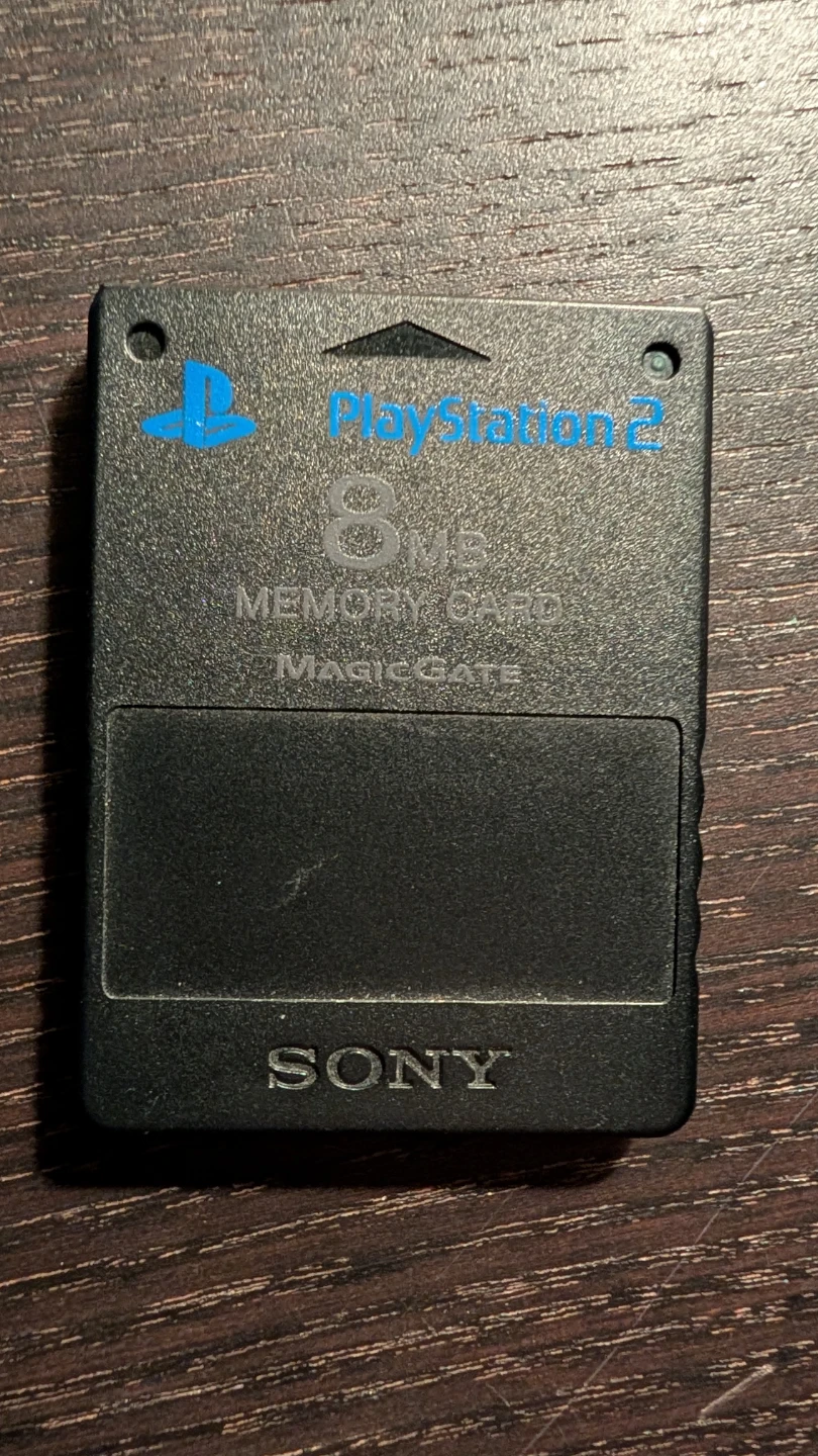 Sony PlayStation 2 8MB Memory Card - Black - SCPH-10020 - photo 3