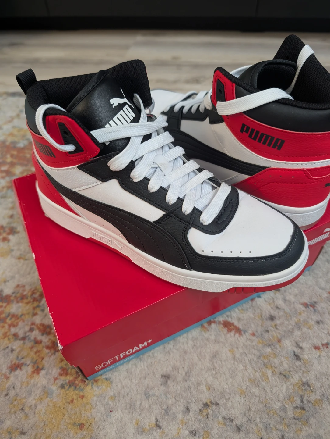 Puma High-Top Sneakers Size 7 - Unisex