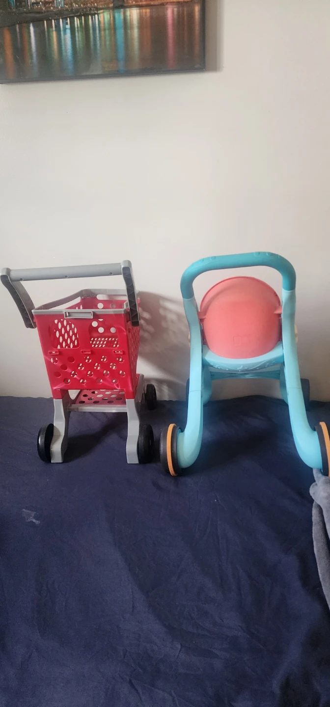 Target Kids Toy Shopping Cart & Baby Walker Toy - photo 2