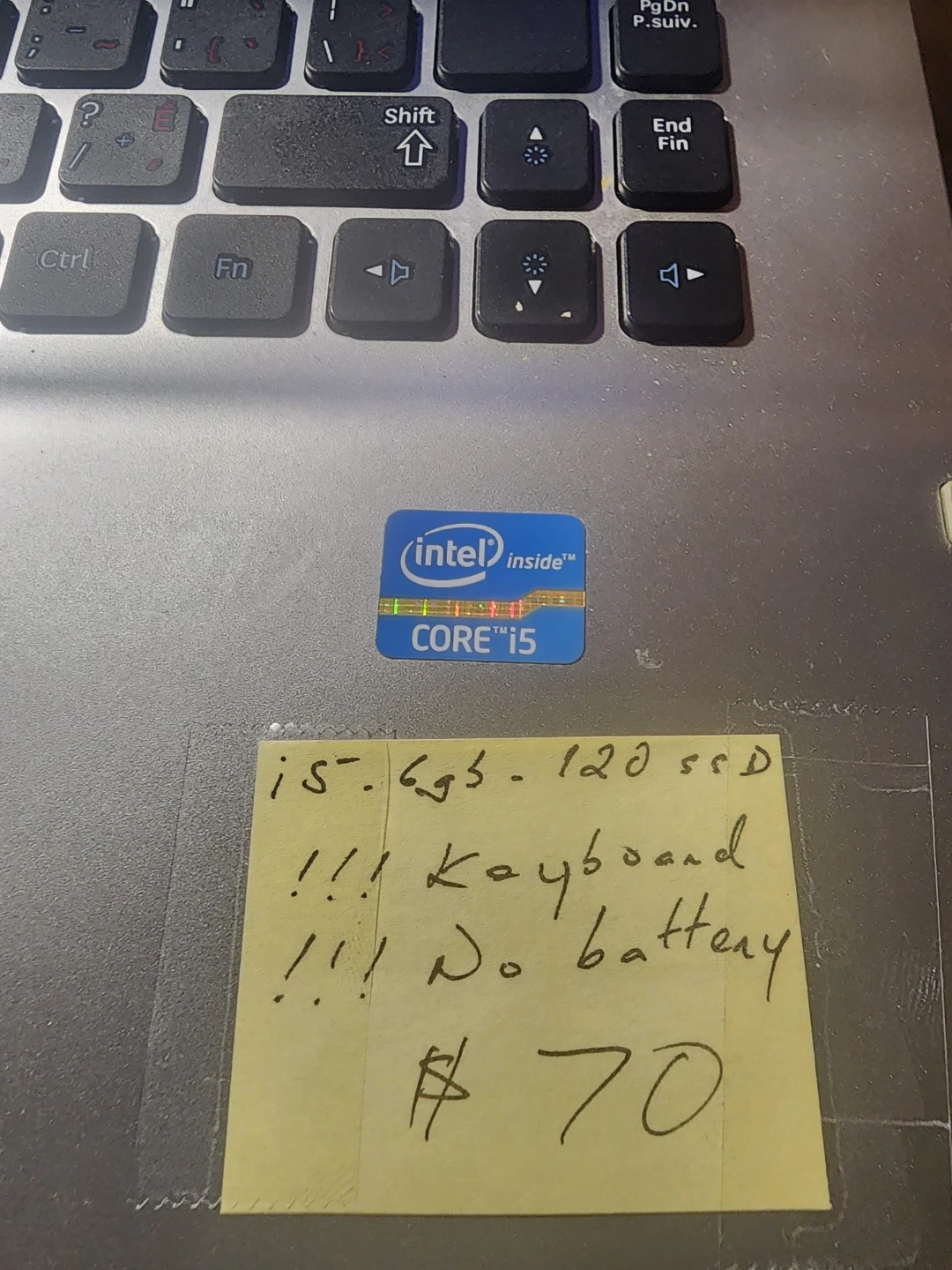 Samsung Laptop - Intel Core i5, 6GB RAM, 120GB SSD - photo 2