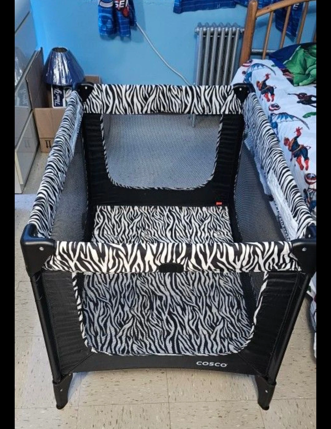 Cosco Funsport Play Yard Zebra Print
