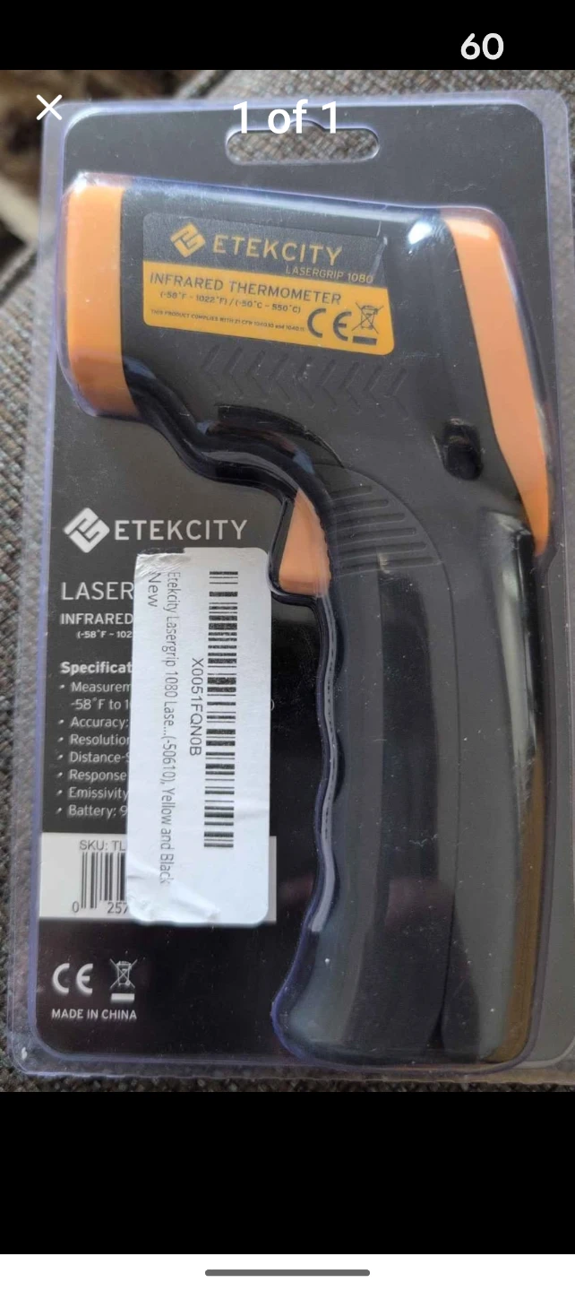 Etekcity Lasergrip 1080 Infrared Thermometer