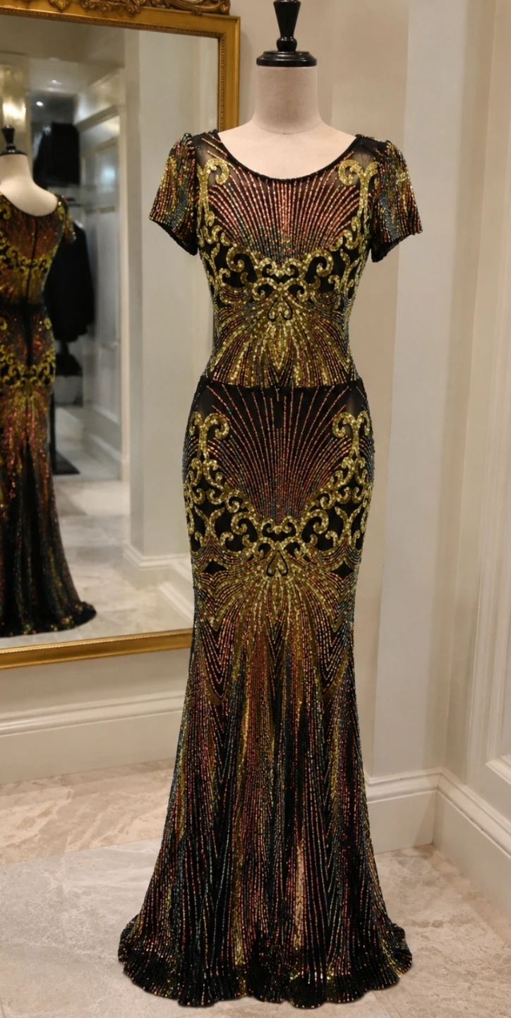Sparkly Dress Evening Gown.