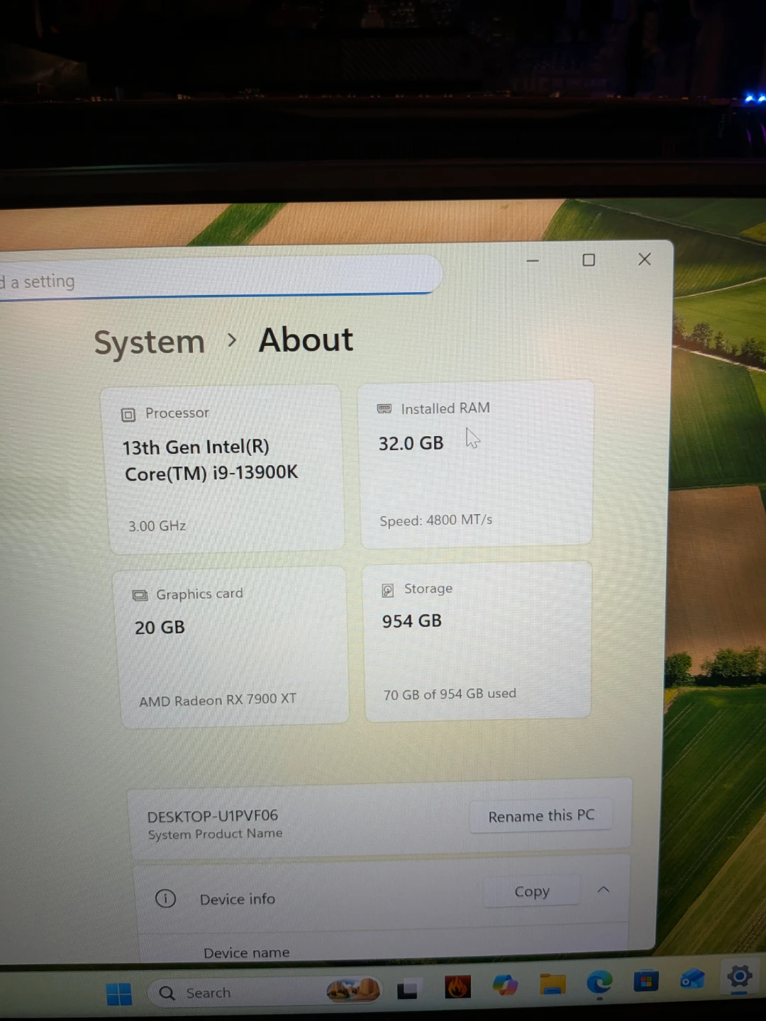 i9-13900K, RTX 7900 XT, 32GB, 1TB, 1000W - photo 4