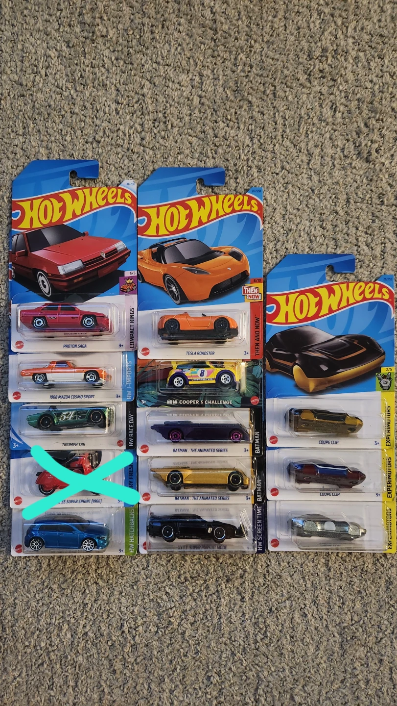 Hot Wheels singles