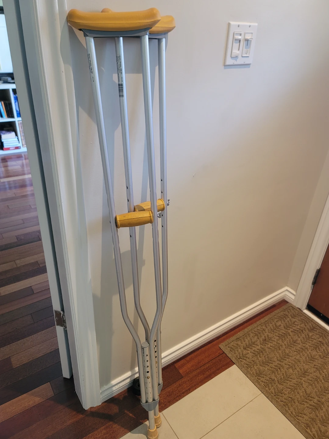 Crutches for tall adults