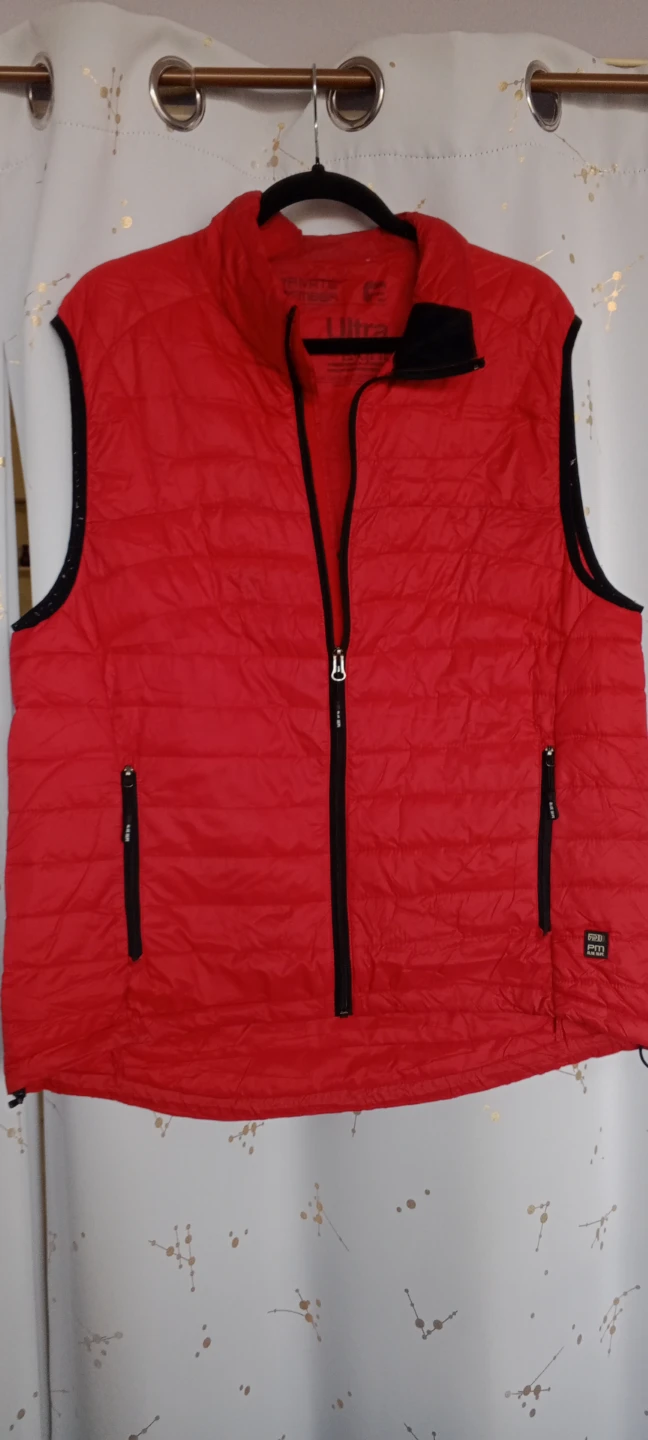PM Blue Dept. Red Quilted Vest