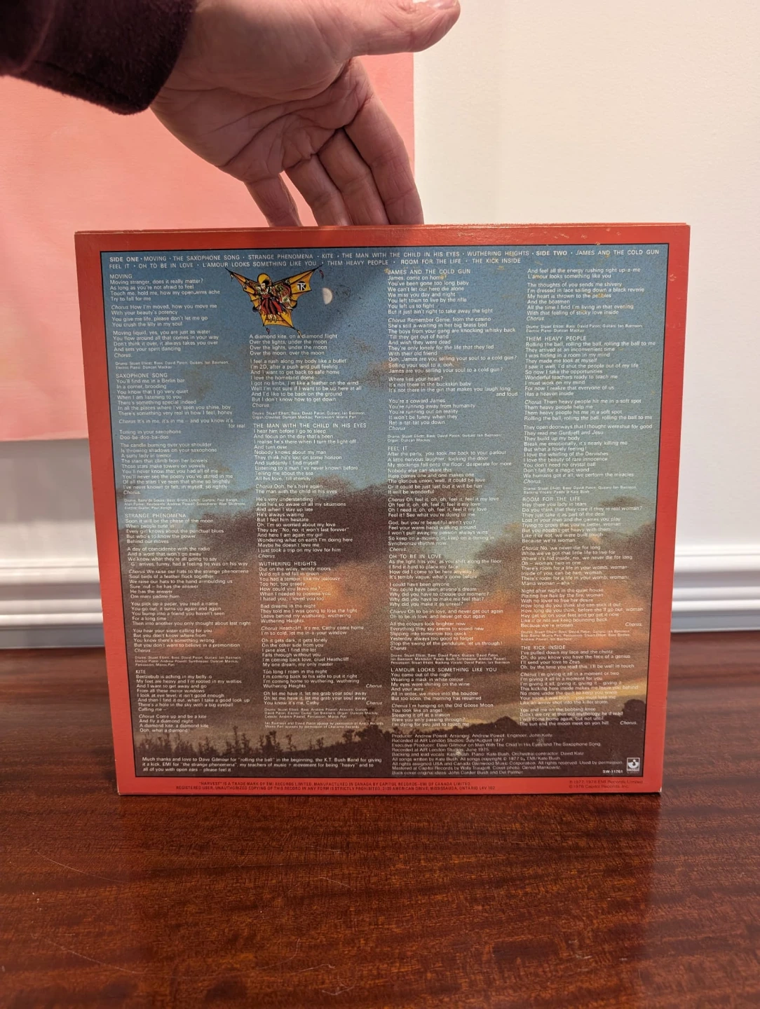 Kate Bush The Kick Inside Vinyl Record - photo 2