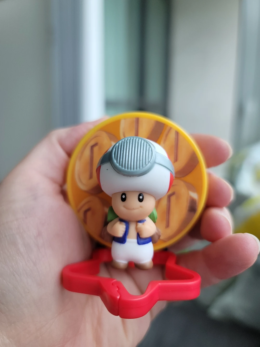 McDonald's Mario Gslaxy Movie Happy Meal Toy - Toad