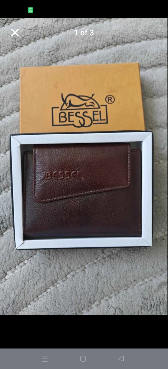 Genuine leather ladies wallet