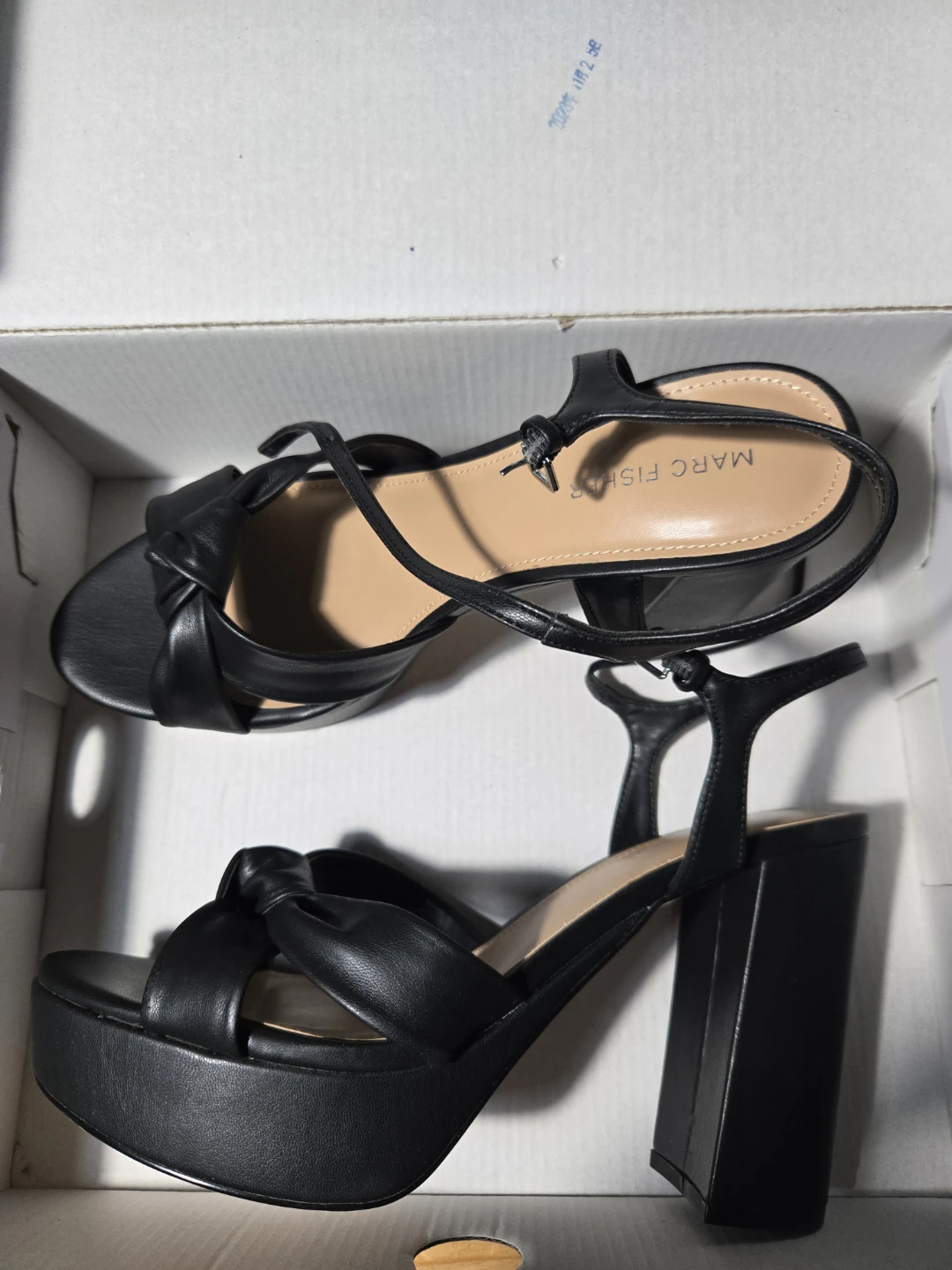 Marc Fisher Black Platform Heels Size 10