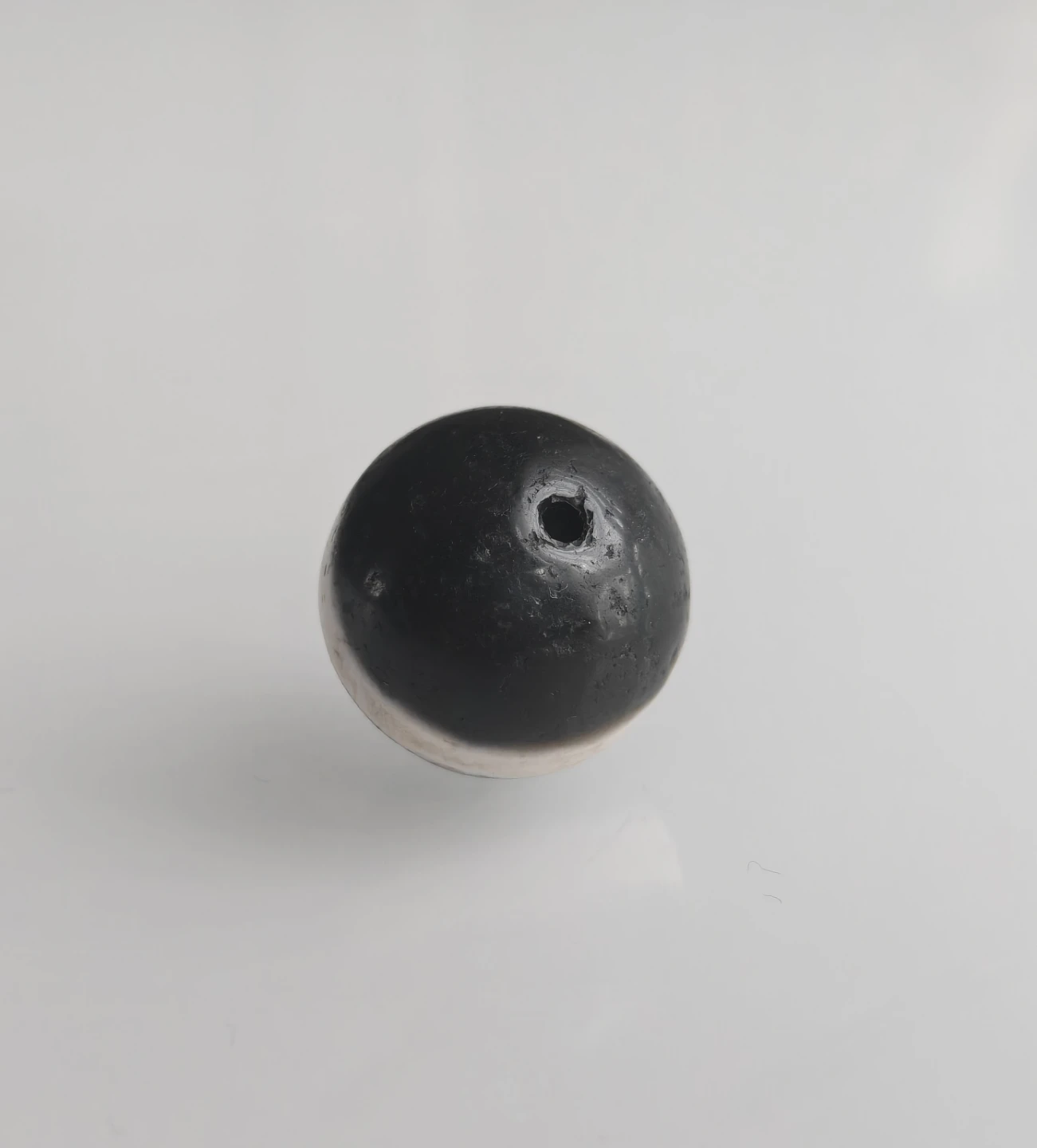 Tibetan Black Agate Dzi Bead - photo 5