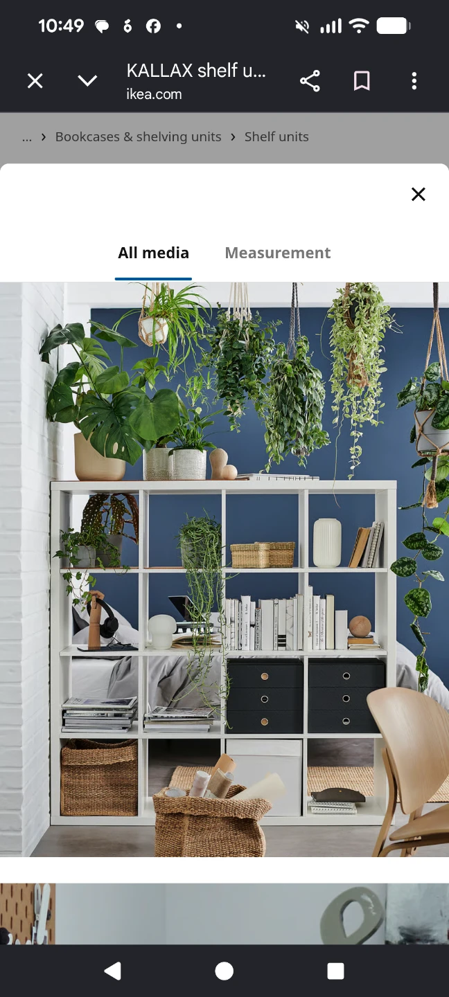 IKEA KALLAX Cube Shelf Unit
