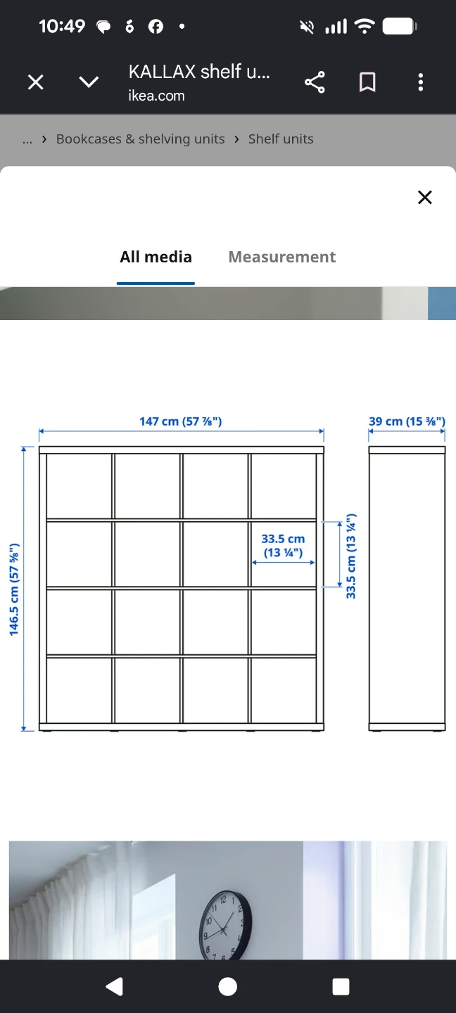 IKEA KALLAX Cube Shelf Unit - photo 2