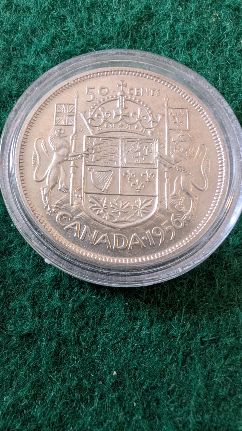 Canada 50 Cents Coin - 1959 - photo 2